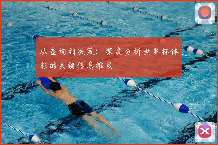 从查询到决策:深度分析世界杯体彩的关键信息维度