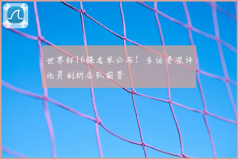 世界杯16强名单公布!专访资深评论员剖析各队前景