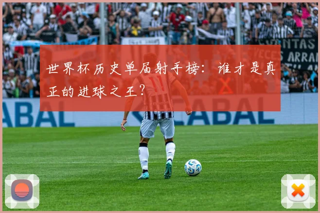 世界杯历史单届射手榜:谁才是真正的进球之王?